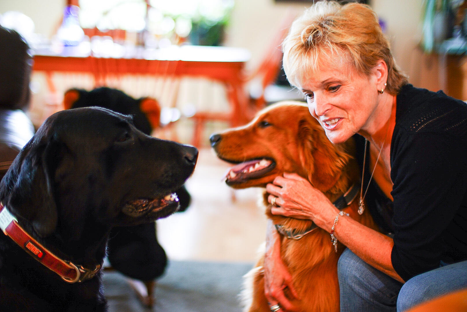 Veronica de Saint Phalle in her studio in Johnson Vermont