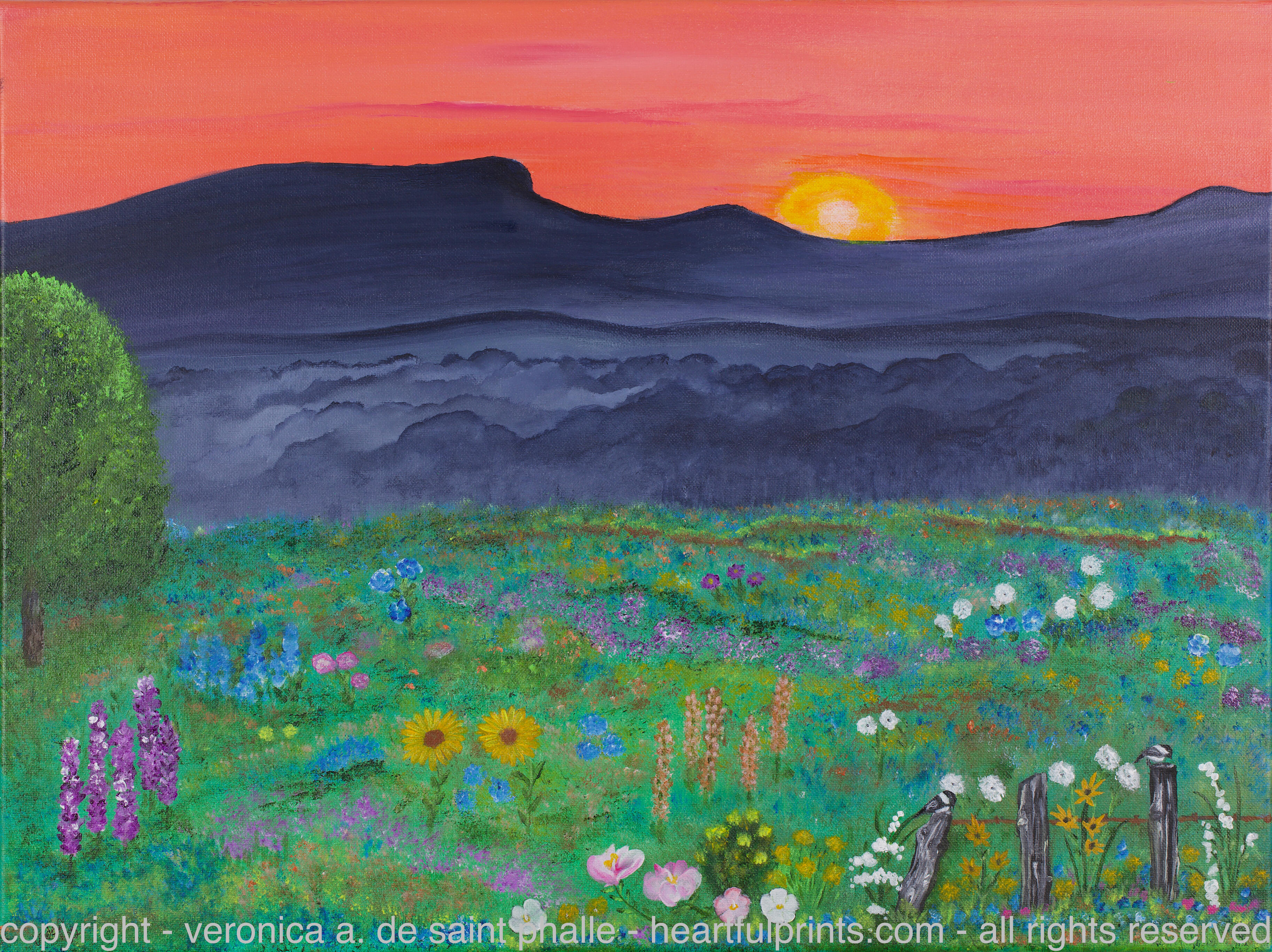 Veronica de Saint Phalle - “” - acrylic on canvas